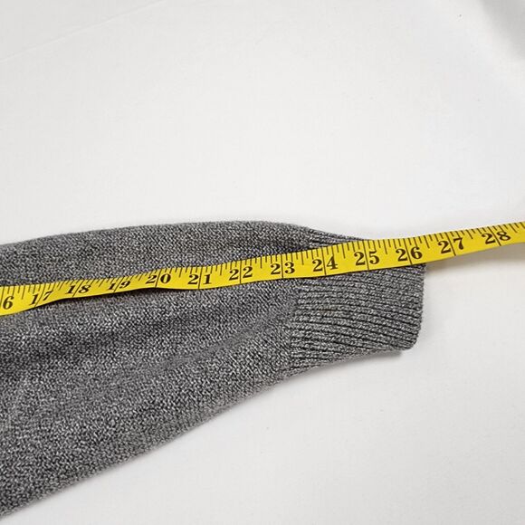 Prana Men's Gray North Loop Sweater Long Sleeve Slim Fit Organic Cotton Size 2XL - Picture 10 of 11